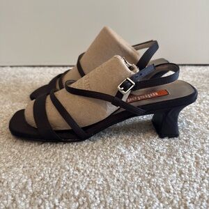 Vintage Unlisted Women’s Y2K Black Strappy Heels